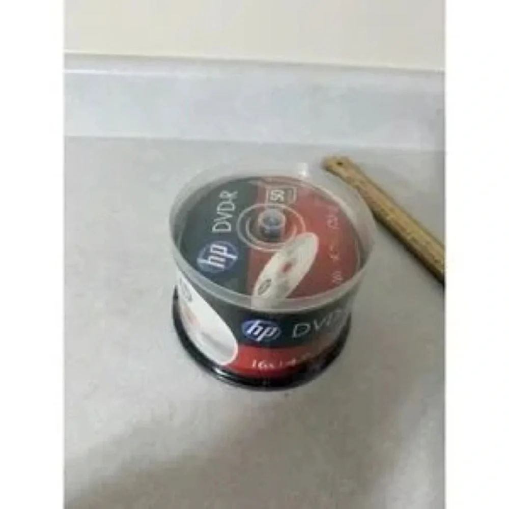 HP DVD-R 50-Pack in Black and Red Spindle